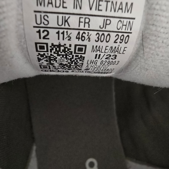 Adidas Men's Gray Suede Sneakers size 12 - Picture 2 of 7